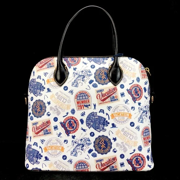 2021 Disney Parks Dooney & Bourke DVC Vacation Club Satchel Hand Bag Purse B NEW - Picture 3 of 6